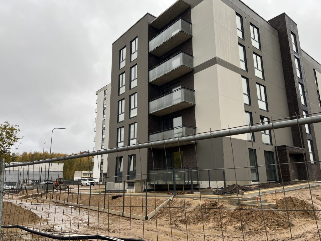 YZY Kartos (Sudervės kel. 3) - Multi apartment - construction photos