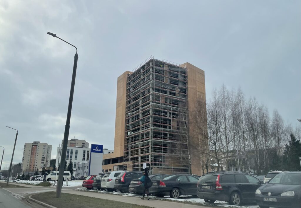 Ateities Trio verslo centras (Ateities g. 29) - Office center - construction photos
