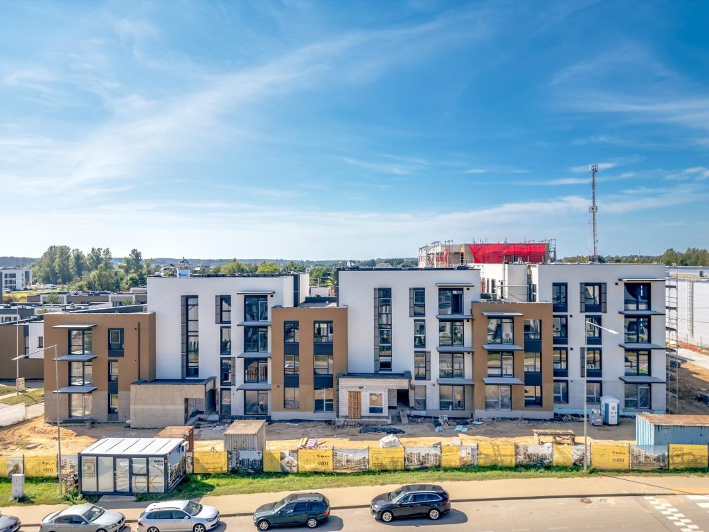 Saulės namai (Pilkalnio g. 5, 7) - Multi apartment - construction photos