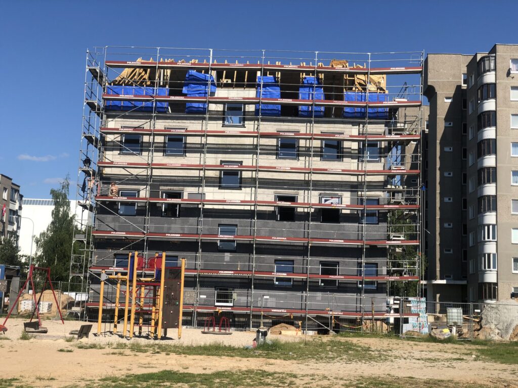 Tolminkiemio 19A (Tolminkiemio g. 19A) - Multi apartment - construction photos