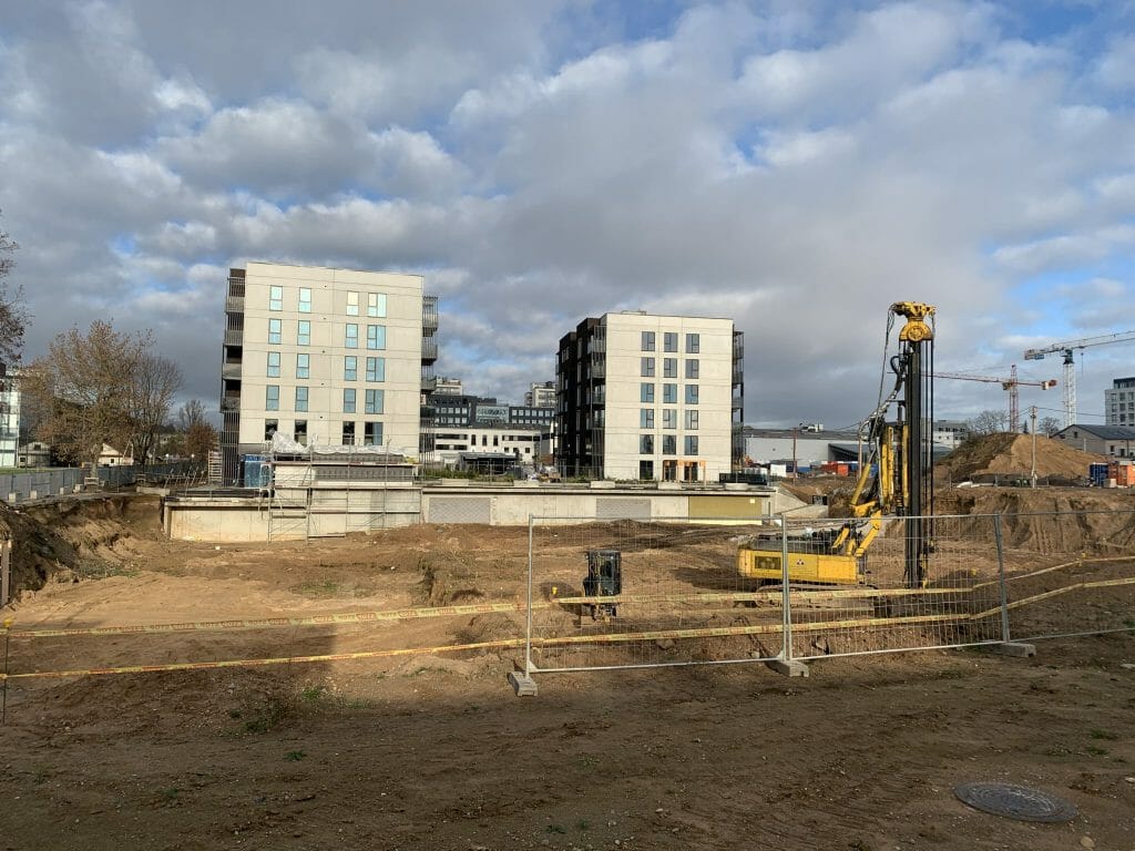 Naujasis Skansenas 1 etapas (Linkmenų g. 15) - Multi apartment - construction photos