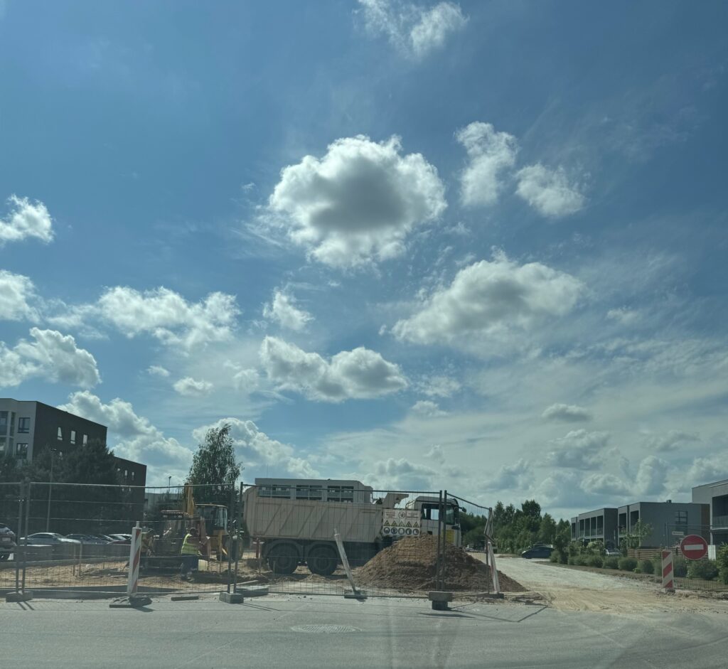 J. Bretkūno g. atkarpa tarp Įsruties ir Tolminkiemio g. (J. Bretkūno g.) - Street - construction photos