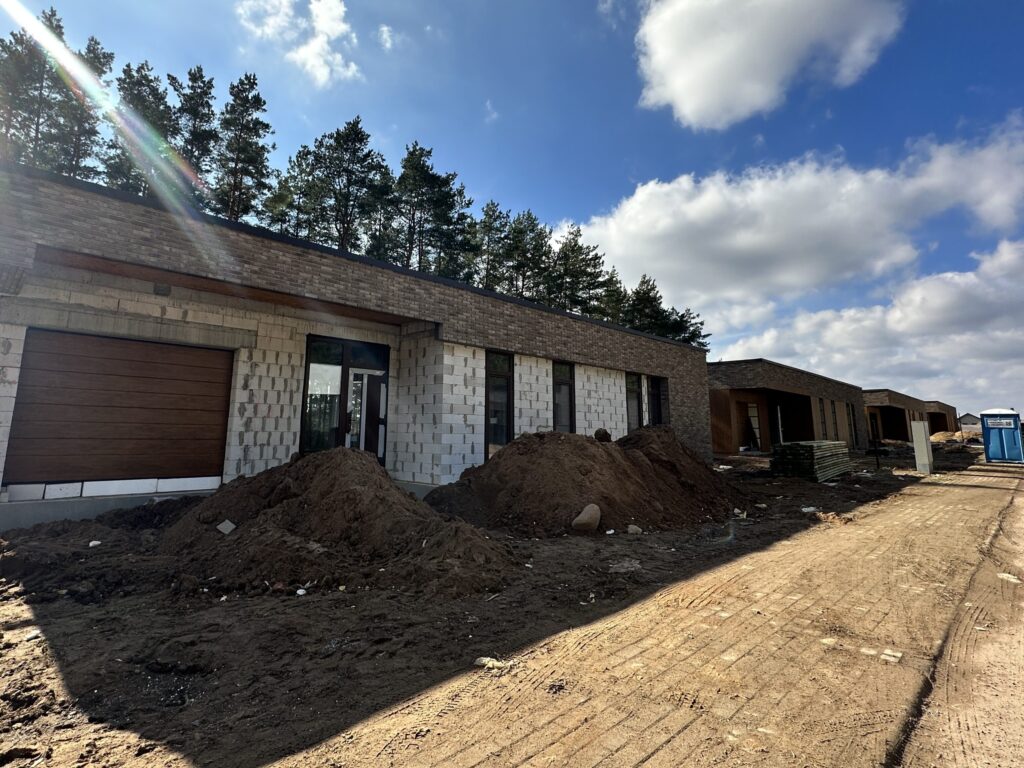 Norkų g. 7, 9, 11, 13 (Norkų g. 7, 9, 11, 13) - Private house community - construction photos