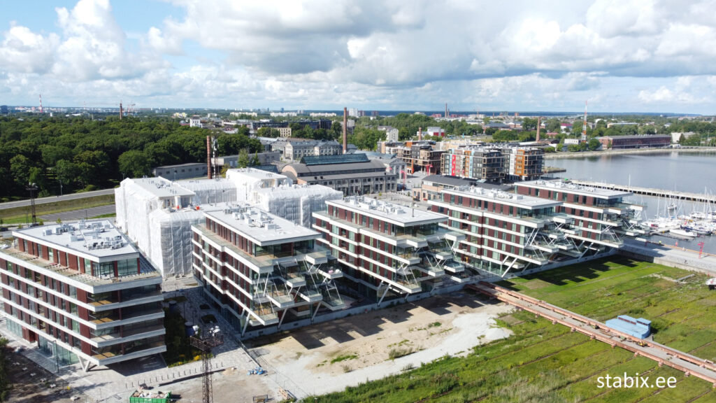 Vesilennuki majad (Vesilennuki 16, 18, 20, 22, 24) - Maitinimo įstaiga, Daugiabutis, Verslo centras - statybų nuotraukos