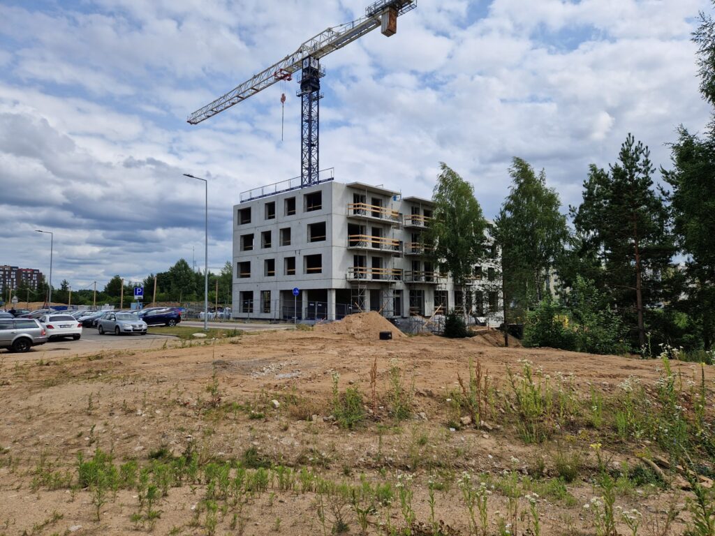 Martyno namai 3 etapas (A korpusas) (M. Mažvydo g. 30) - Multi apartment - construction photos