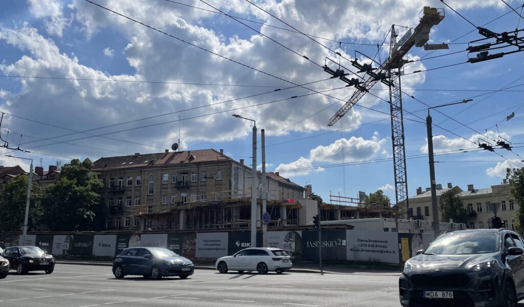 Jasinskio 2 (J. Jasinskio g. 2) - Office center - construction photos