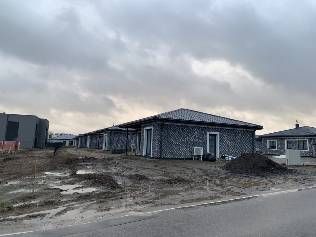 M. ir P. Šalčių g. 71 (M. ir P. Šalčių g. 71) - Private house community - construction photos