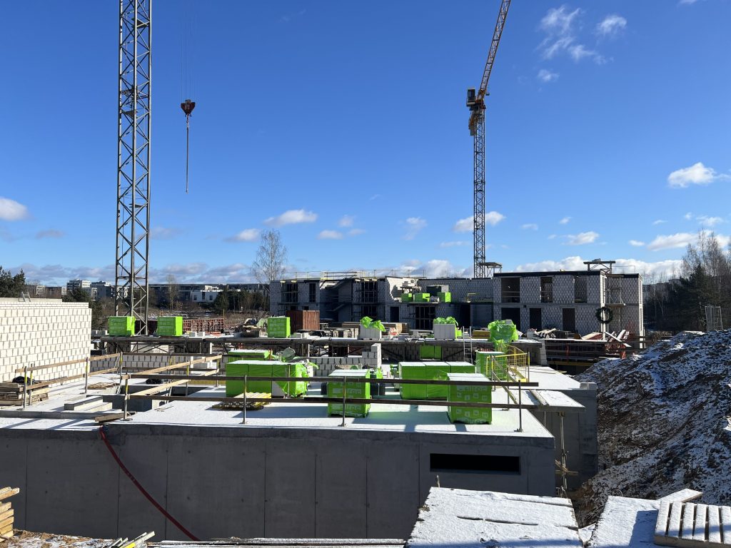 Nendrù (Pilkalnio g. 53) - Multi apartment - construction photos