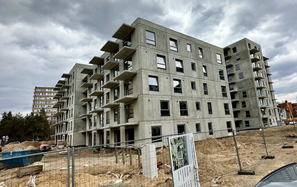 Mėlyni vilkai 2 etapas (Skroblų g. 12) - Daudzdzīvokļu nams - būvdarbu attēli