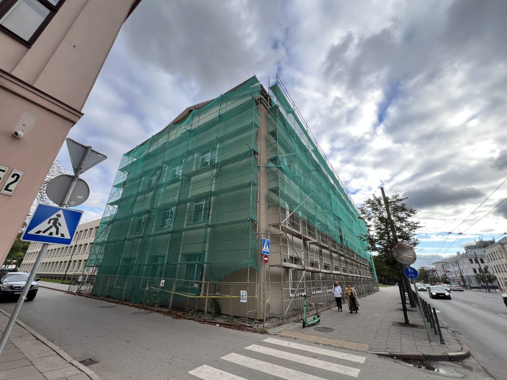 Kauno Tarptautinė gimnazija (Vytauto pr. 50) - Primary and secondary education - construction photos