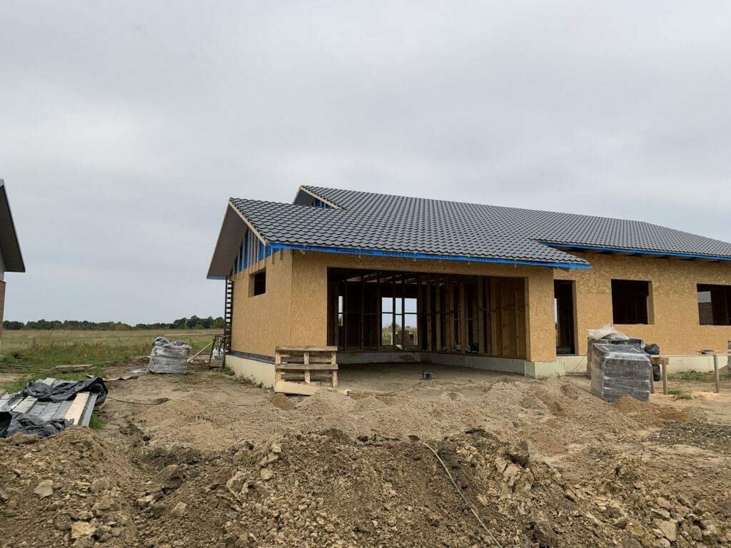 Saulės kalvos (Akacijų g. 1, 2, 3, 4, 5, 6, 7, 8, 9, 10, 11, 12, 13, 14, 15, 16, 17, 18, 19, 20, 21, Jazminų g. 1, 3, 5, 7, 9, 11, 13, 15, 17) - Private house community - construction photos