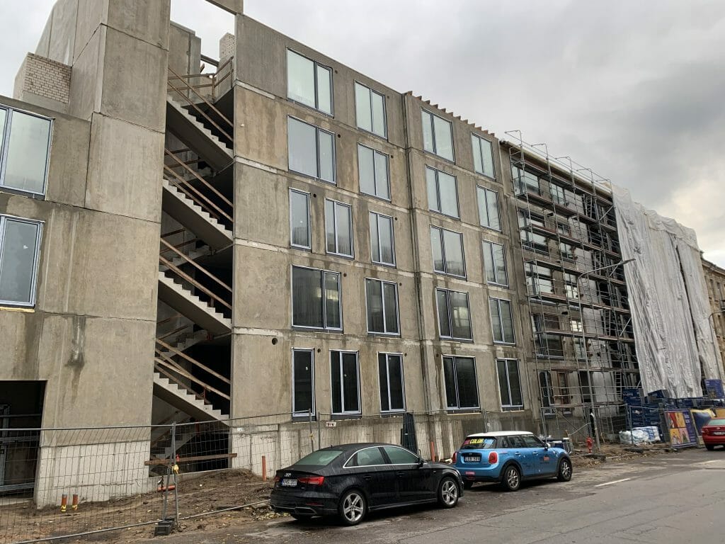 Baltas Lapas Mindaugo 2 etapas (Aguonų g. 17) - Multi apartment - construction photos