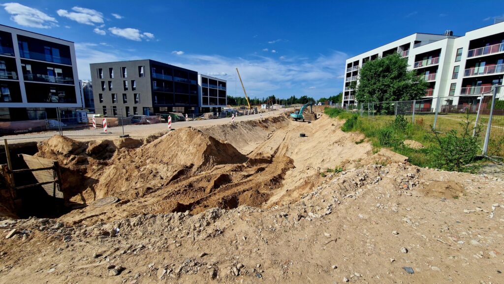 Karaliaučiaus g. atkarpa, Vištyčio g., J. Bretkūno g. atkarpa (Karaliaučiaus g., Vištyčio g., J. Bretkūno g.) - Bike path, Street - construction photos