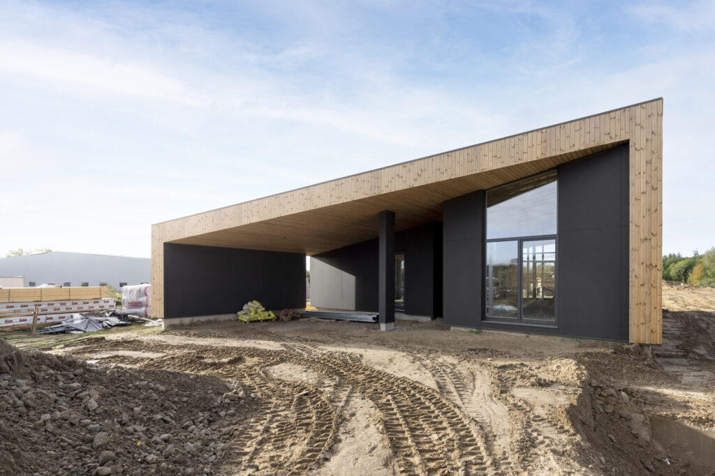 Home plus (Kolektyvo g. 33, 35, 37, 39, 41, 43, 45, 47, 49, 51, 53, 55, 57, 59, 61, 63, 67, 69, 71, 73, 75, 77, 79, 81, Nemėžis) - Private house community - construction photos