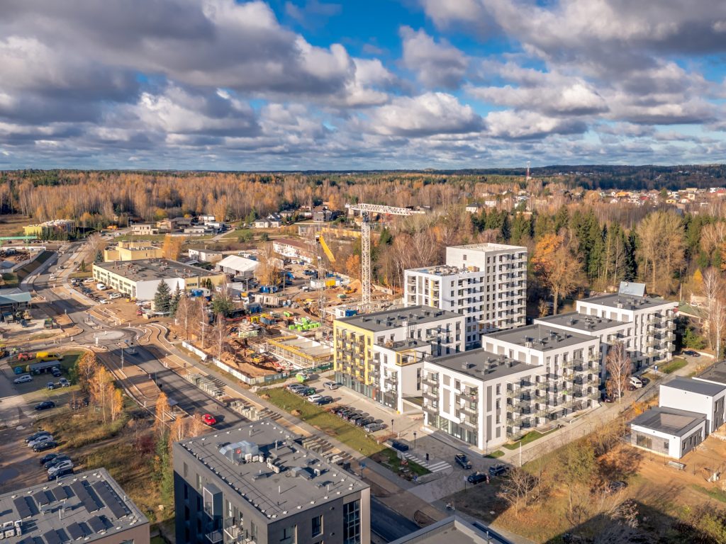 Metų laikai 2 etapas (Visorių g. 27) - Multi apartment - construction photos