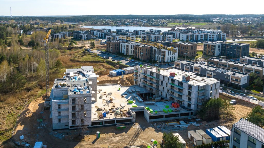 Nendrù (Pilkalnio g. 53) - Multi apartment - construction photos