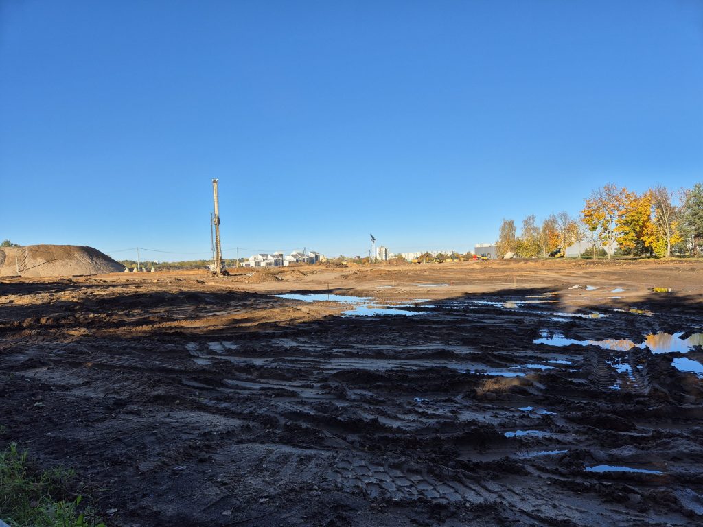 Daugiafunkcis sveikatinimo, ugdymo, švietimo, kultūros ir užimtumo kompleksas 4 etapas (darželis) (Ozo g. 27) - Primary and secondary education - construction photos