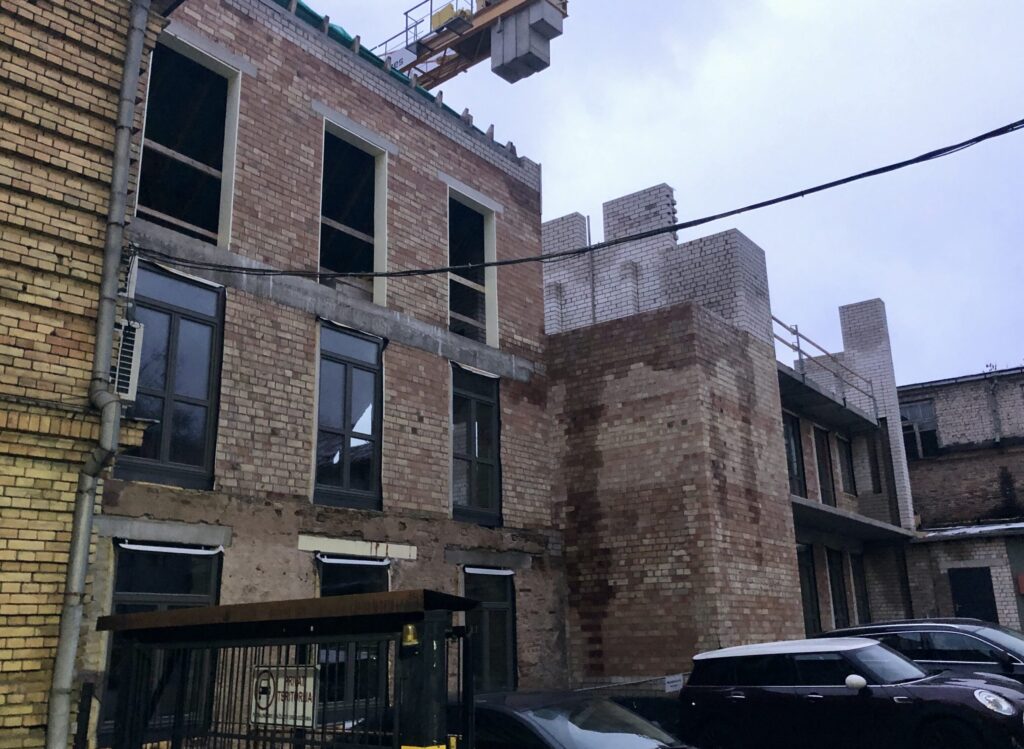 Totorių sodas (Totorių g. 13) - Multi apartment - construction photos