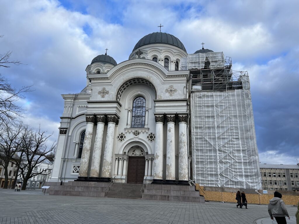 Kauno Soboro rekonstrukcija (Nepriklausomybės a. 14) - House of worship - construction photos