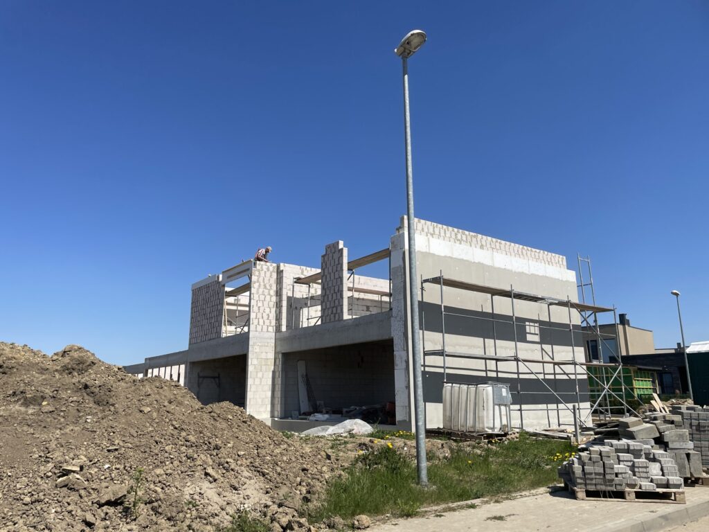 Paupiai (kotedžai) (Karališkių g. 6,10,12) - Row housing - construction photos