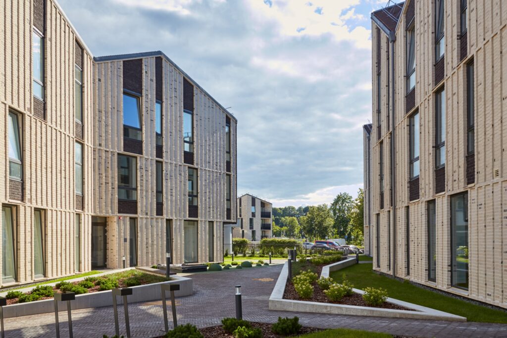 PAUPYS 1 etapas (Aukštaičių g. 4, 8) - Daugiabutis - statybų nuotraukos