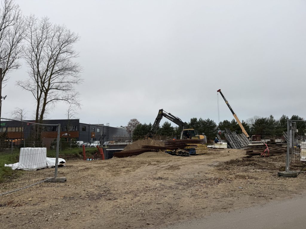 Akmenų g. 1B socialinis daugiabutis (Akmenų g. 1B) - Multi apartment - construction photos