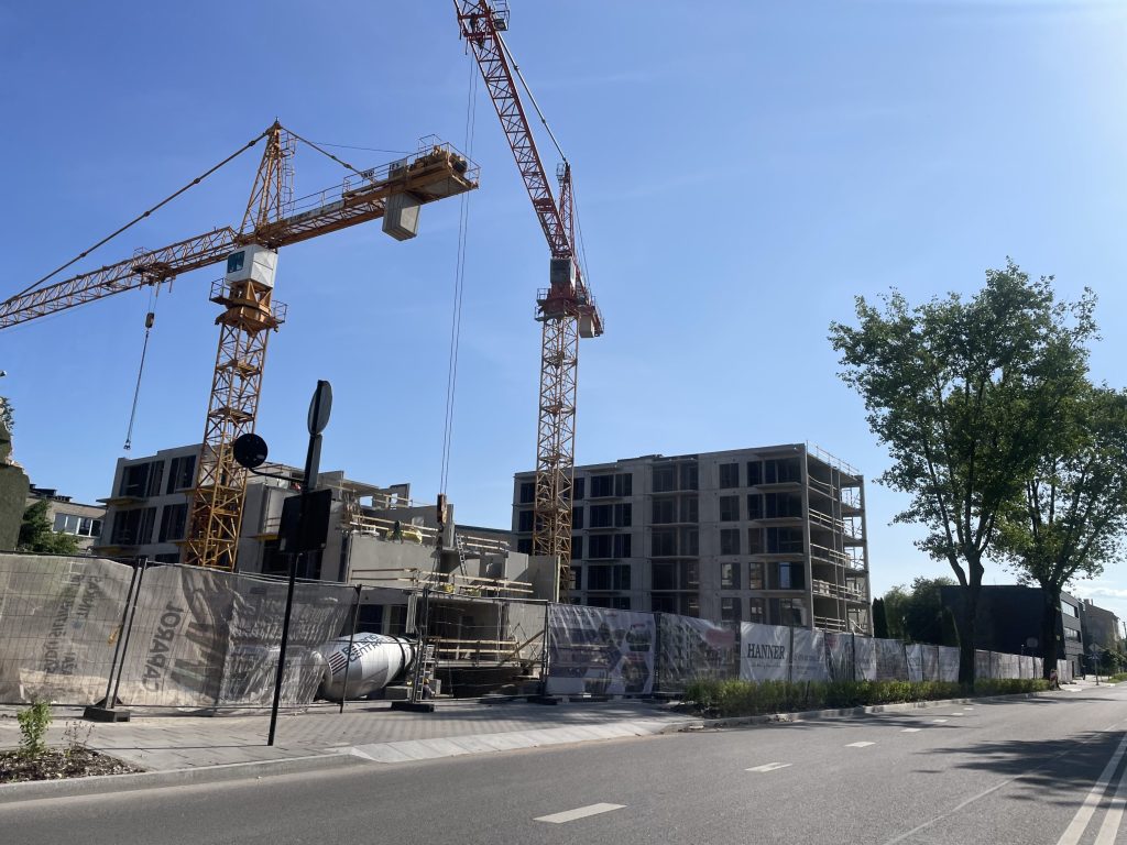 Naujamiesčio trio (Panerių g. 34) - Daudzdzīvokļu nams - būvdarbu attēli