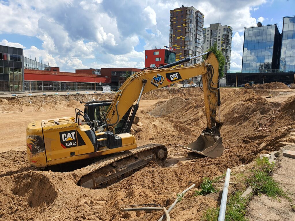 PC PIKAS (Ukmergės g. 221) - Shopping center - construction photos