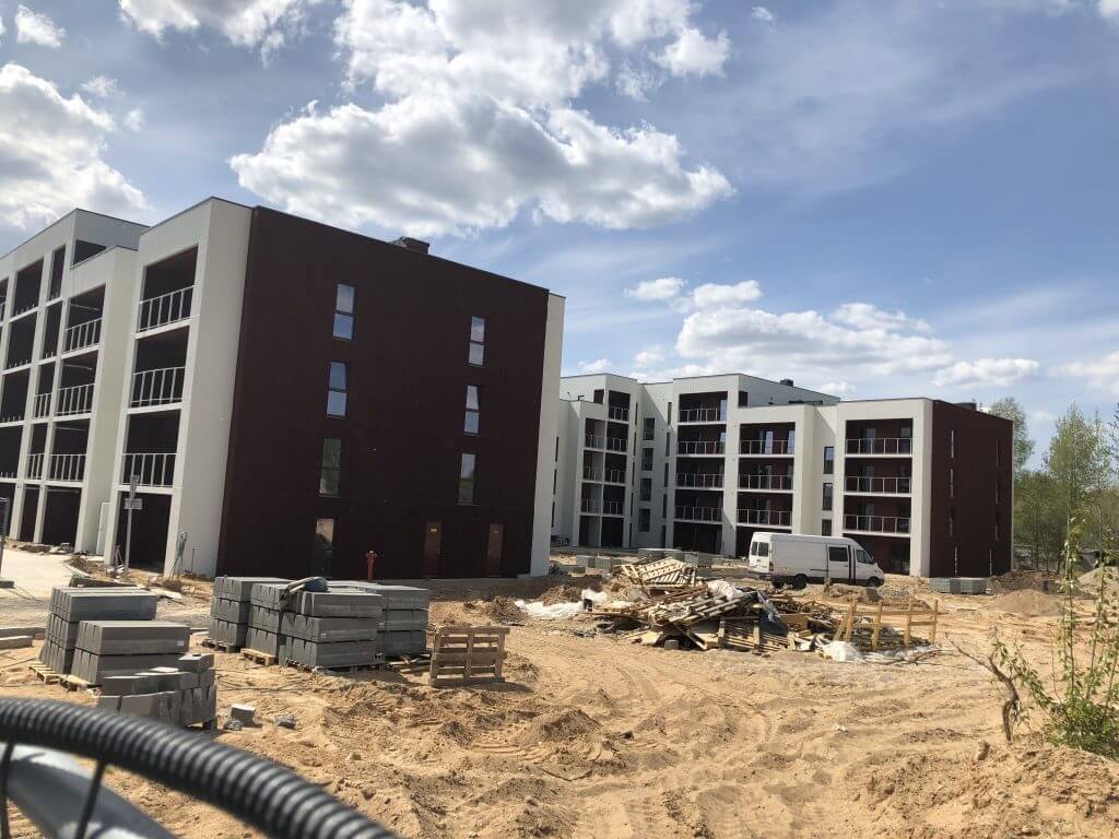 Naujoji Pilaitė 11 kvartalas (Tolminkiemio g. 35) - Daugiabutis - statybų nuotraukos