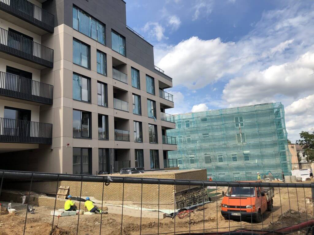 Matau Vilnių 1 etapas (Aludarių g. 5) - Daugiabutis - statybų nuotraukos