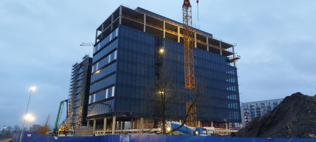 Elemental Business Centre (Skanstes iela 25) - Office center - construction photos