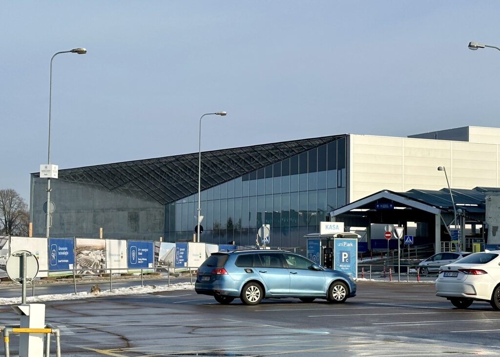 VNO išvykimo terminalas (Rodūnios kel. 2) - Lidosta - būvdarbu attēli