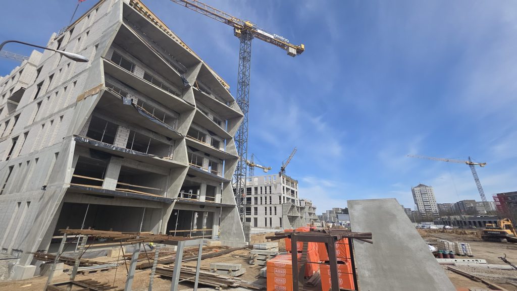 Just-in 1 etapas (A, B, C) (Justiniškių g. 126) - Daugiabutis - statybų nuotraukos