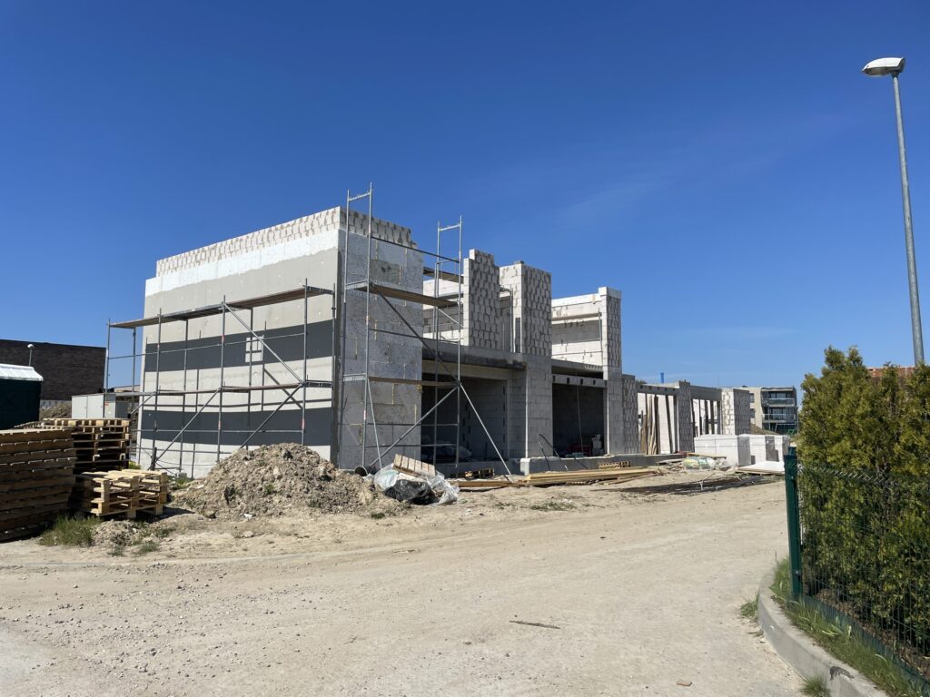 Paupiai (kotedžai) (Karališkių g. 6,10,12) - Row housing - construction photos