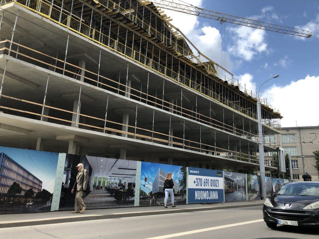 Uptown Park (Švitrigailos g. 13) - Office center - construction photos