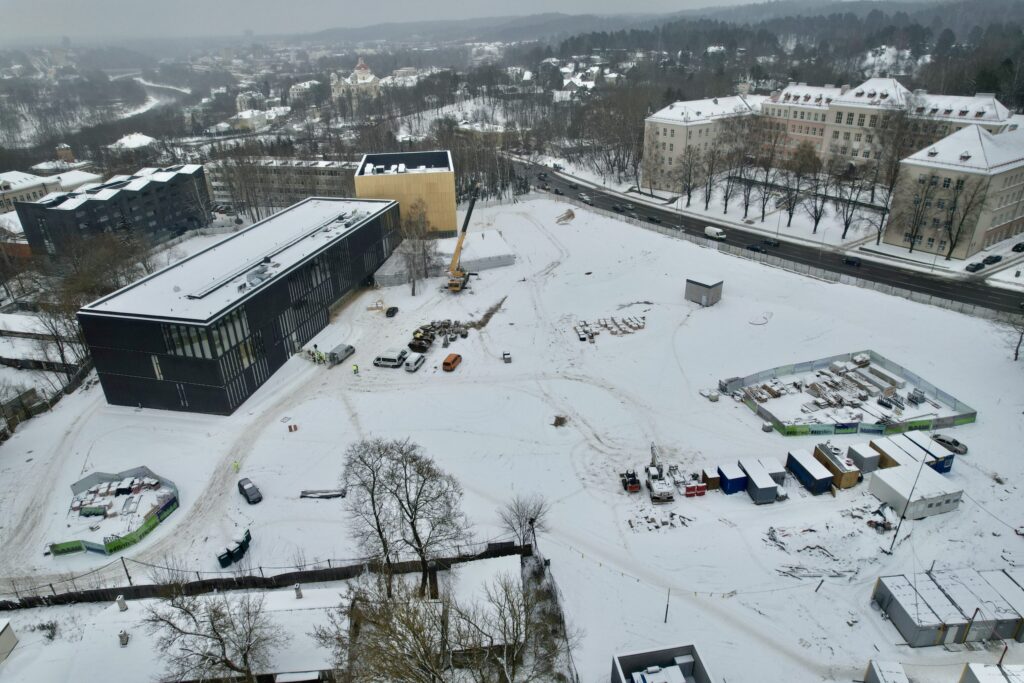 LMTA miestelis 1 etapas (Teatro ir kino fakultetas, Mažasis salių blokas) (Olandų g. 21A) - Higher education - construction photos