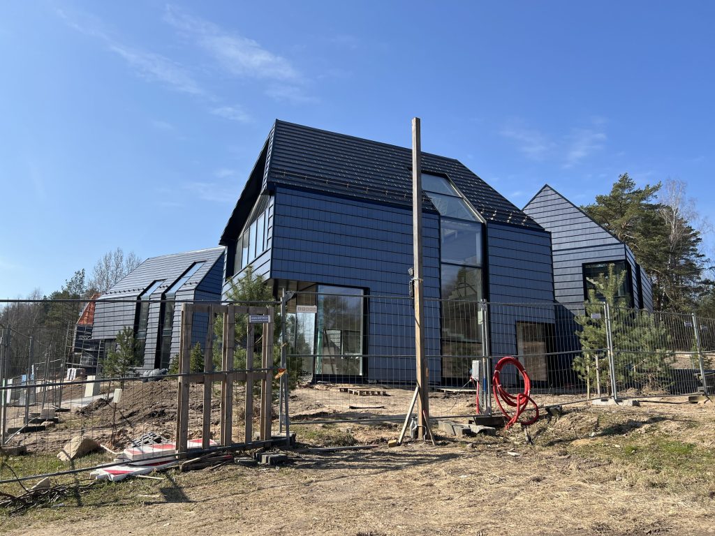 Aternus rojus (Rojaus g. 2A, 2B, 4, 4A, 4C) - Row housing - construction photos