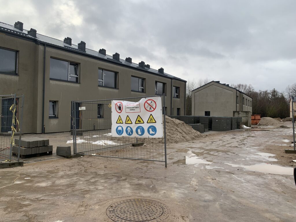 Šilainių miestelis 1 etapas (Alytaus g. 11-67) - Row housing - construction photos