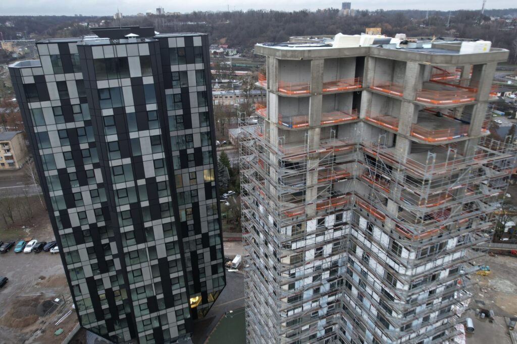 Kaunorama 1 etapas (A ir B namas) (A. Juozapavičiaus pr. 139A) - Multi apartment - construction photos