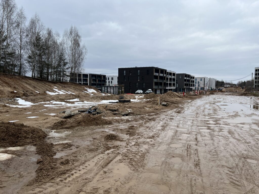 Karaliaučiaus g. atkarpa, Vištyčio g., J. Bretkūno g. atkarpa (Karaliaučiaus g., Vištyčio g., J. Bretkūno g.) - Bike path, Street - construction photos