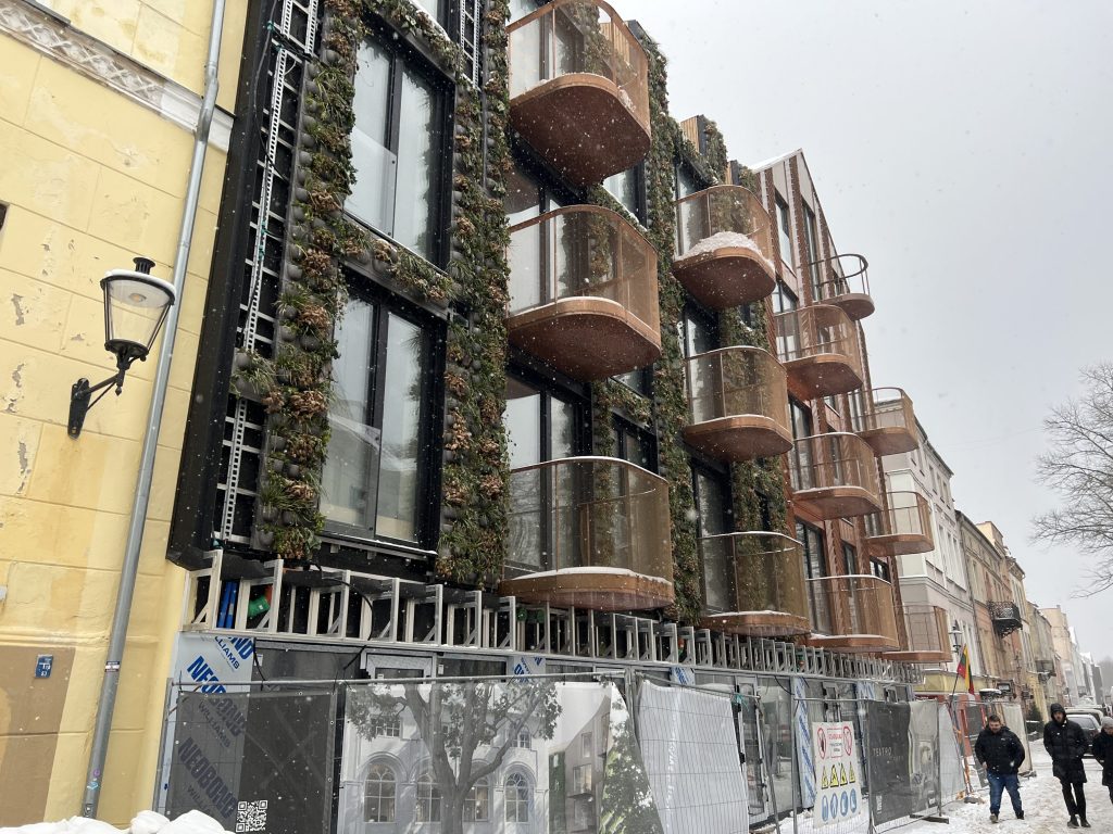 Teatro namai (Žvejų g. 3) - Daugiabutis - statybų nuotraukos