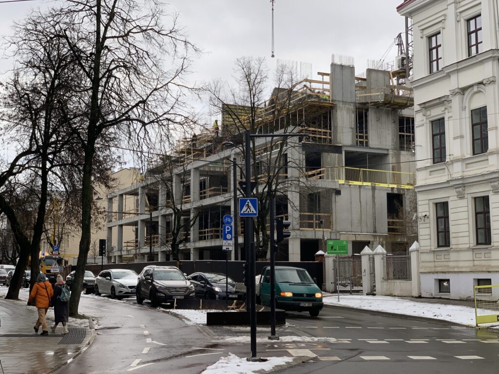 Algirdo 3 (Algirdo g. 3) - Multi apartment - construction photos