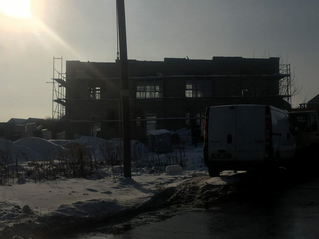 Aštuntukas (Ašmenėlės g. 42) - Row housing - construction photos
