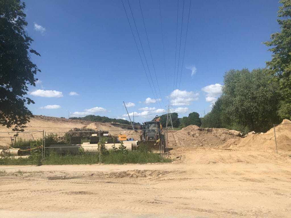 Islandijos pl. Kleboniškio tiltas 1 etapas (Islandijos pl.) - Bridge - construction photos