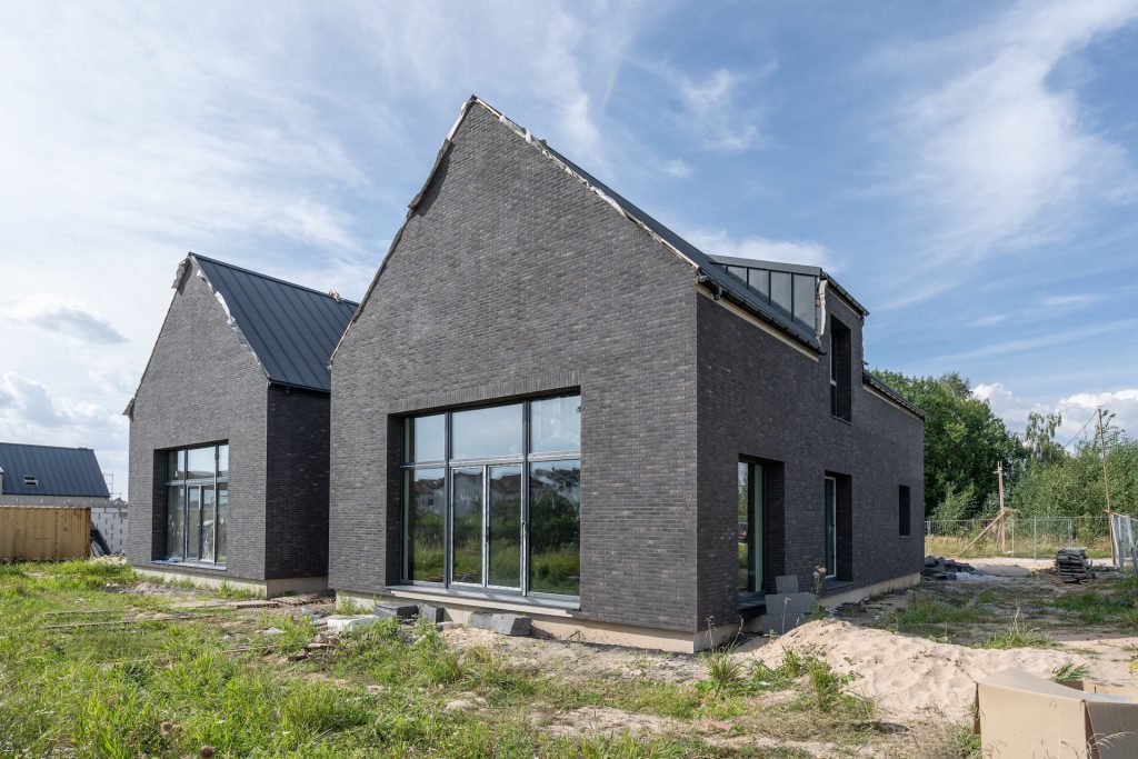 Žvaigždžių gatvės namai (Žvaigždžių g. 2, 4, 6, 8) - Private house community - construction photos