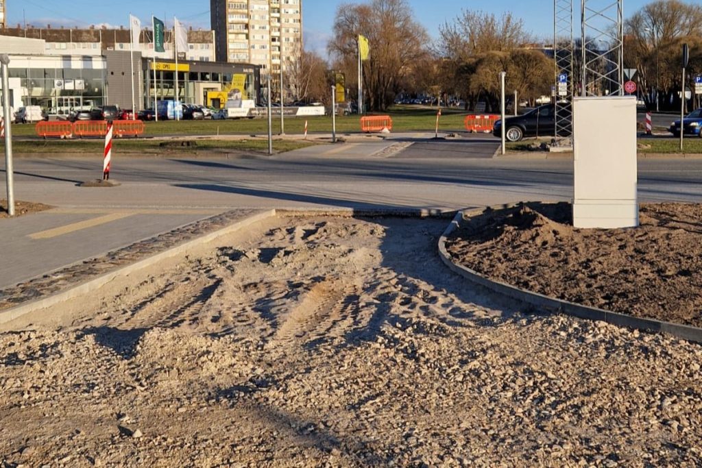 Krustojumu pārbūve Skanstes ielā - 1. kārtā - Skanstes un Zirņu ielas krustojuma pārbūve (Skanstes iela) - Ceļš - būvdarbu attēli
