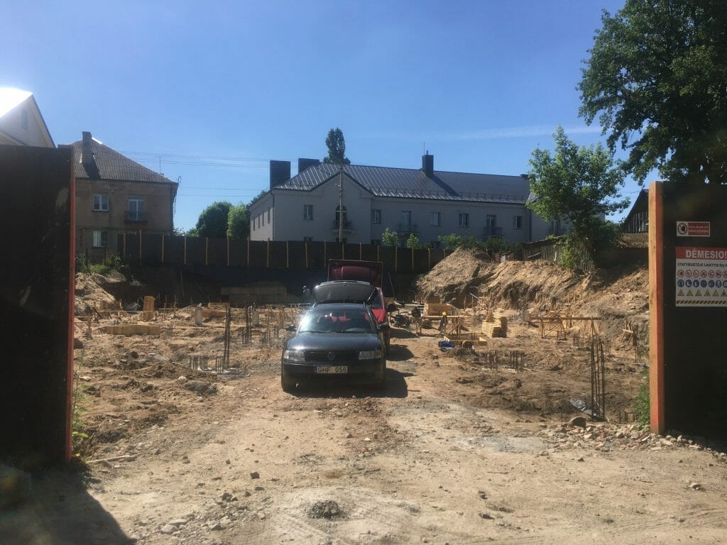 Sodų vilos (Sodų g. 48) - Multi apartment - construction photos