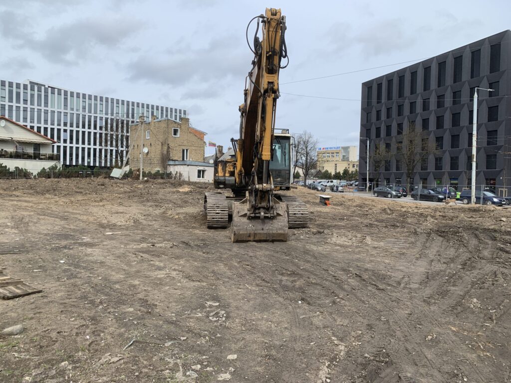 Uptown Park 2 (Švitrigailos g. 19, 21, 23) - Office center - construction photos