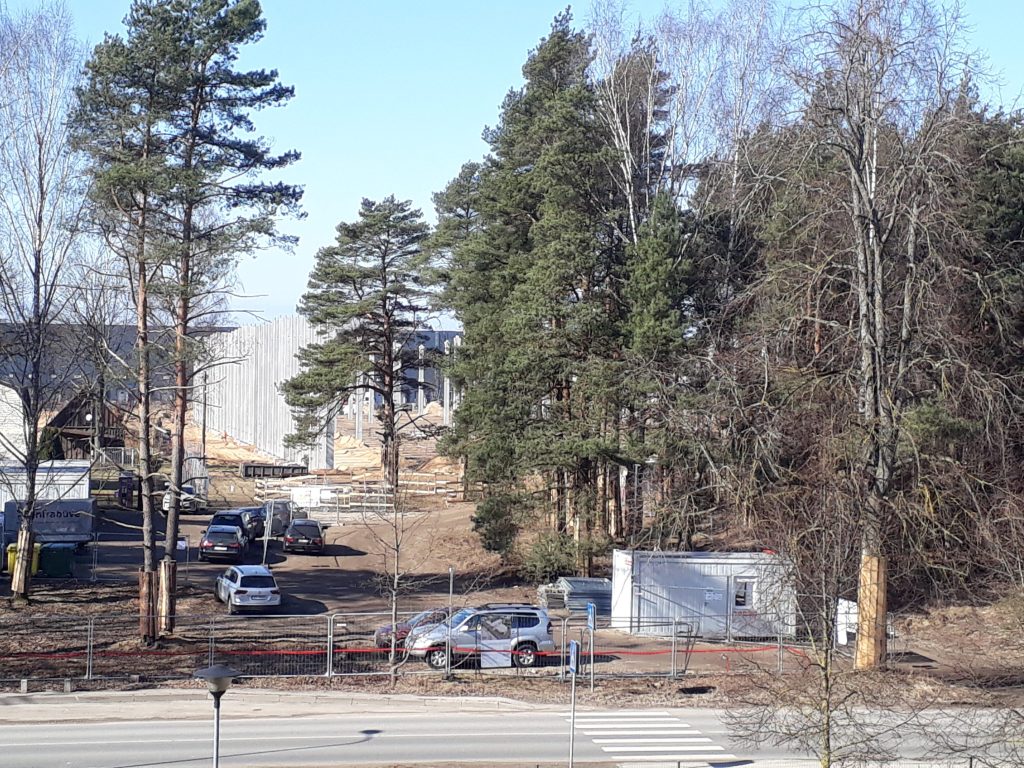 VGP Park Dreiliņi (Ēvalda Valtera iela 40) - Paskirstymo tinklas, Verslo centras - statybų nuotraukos