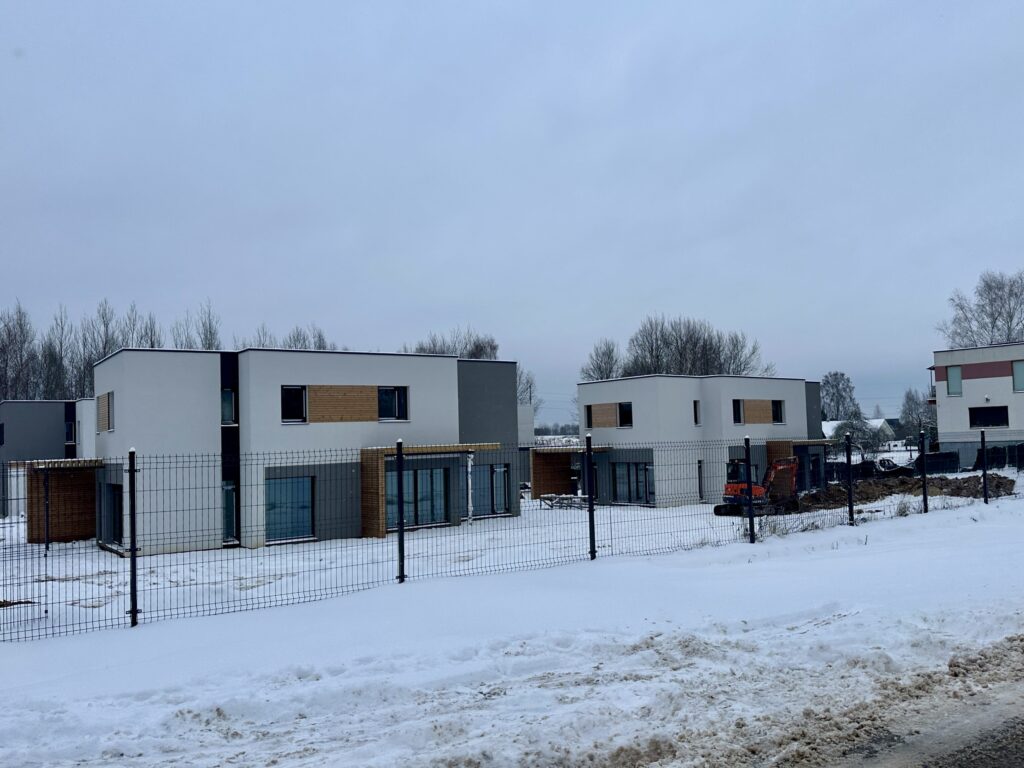 Pupojų parkas 2 etapas (namai 4 - 9) (Skaisterių g. 9, 11, 13, 15, 17, 19) - Row housing - construction photos